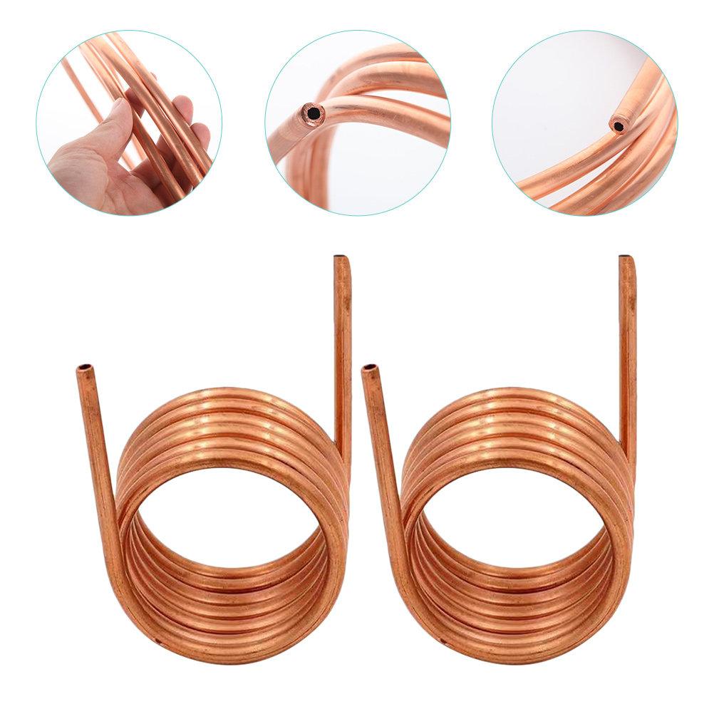 2Pcs Copper Tubing Purple Copper for Air Conditioner Refrigeration Coil Pipe Multi Functional Repair Solution