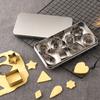 Mini Cookie Cutter Set 30pcs Stainless Steel Baking Cutters DIY Fondant Cake Mold Pastry Round Heart Shaped Baking Accesories