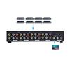 Compactly 8Port  Audios Video Selectors A V Switcher Video Switcher for Home Theater Systems TV Projectors Connection