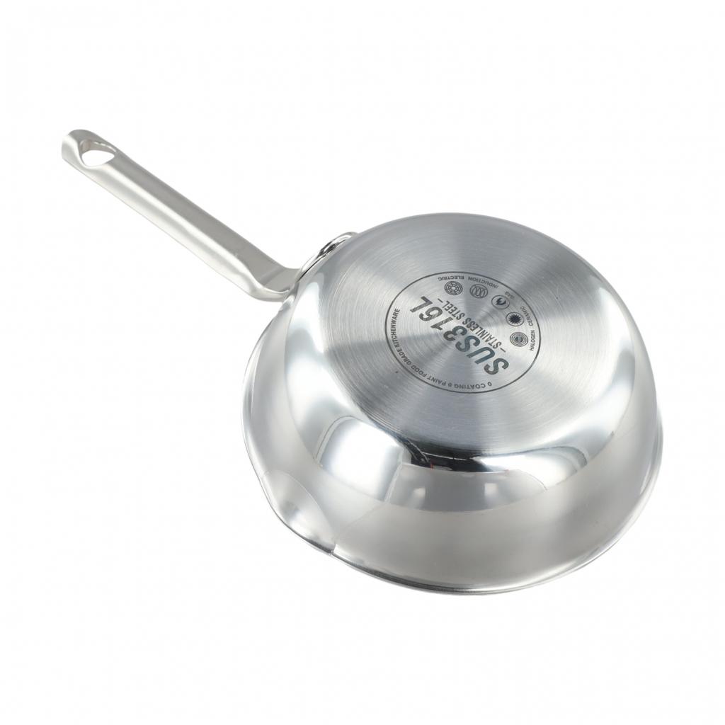 Mini Egg Pan 316 Stainless Steel Omelet Skillet for Gas Induction Stoves