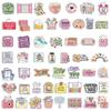 50Pcs/Set Funny Healing Phrase Series 01 Shiny Stickers DIY Fashion Waterproof Doodle Decals Stickers