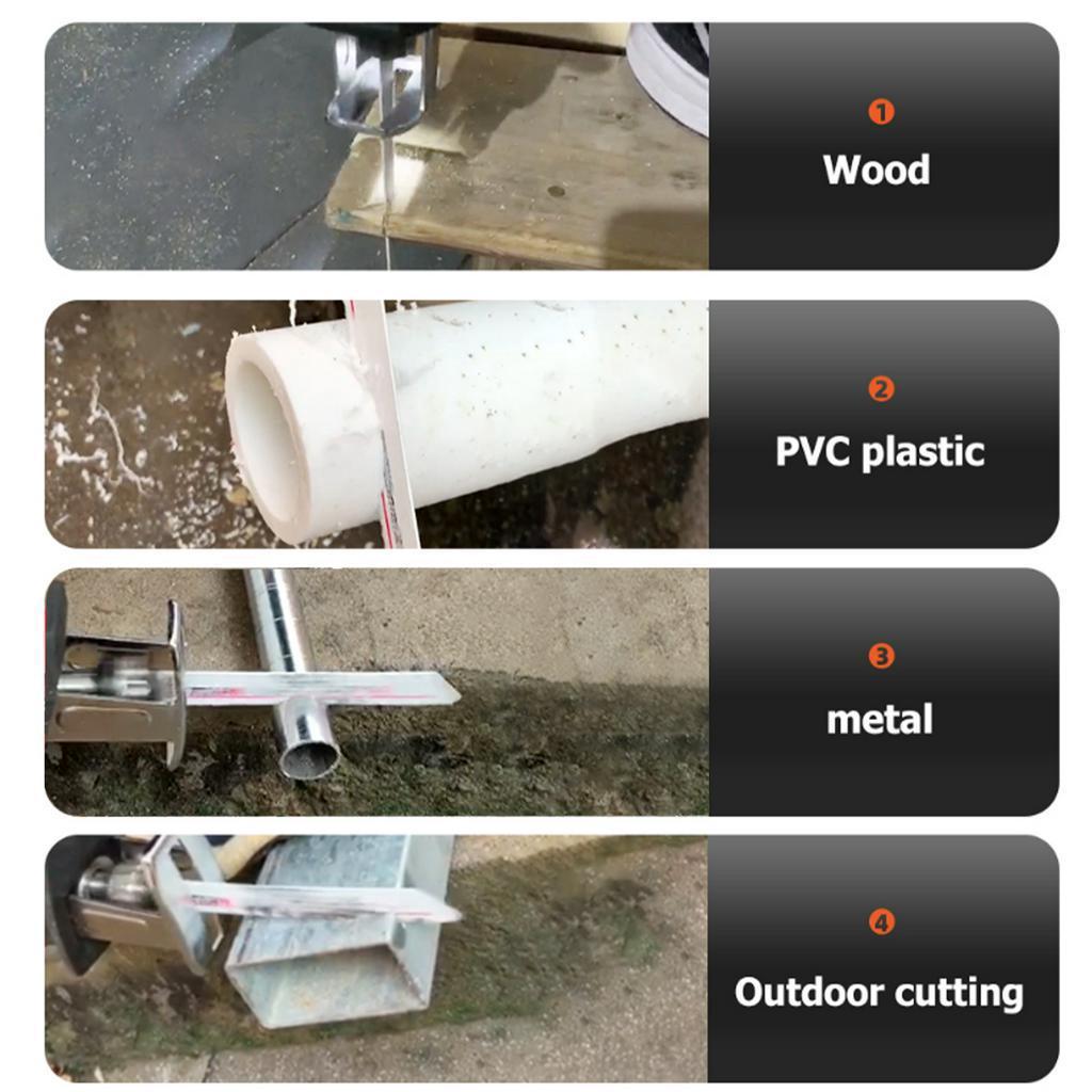 88V 3000RPM Cordless Reciprocating Saw Adjustable Speed LED Electric Cutting Chainsaw Speed For Sawing Branches Sawing Metal Sawing