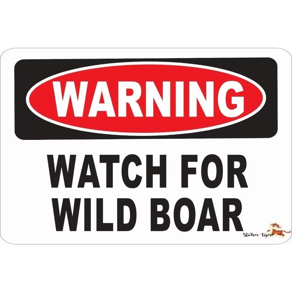 Retro Horror Comedy Metal Sign - No Entry Warning Plaque 20x30cm for Home Garage Bar Decor