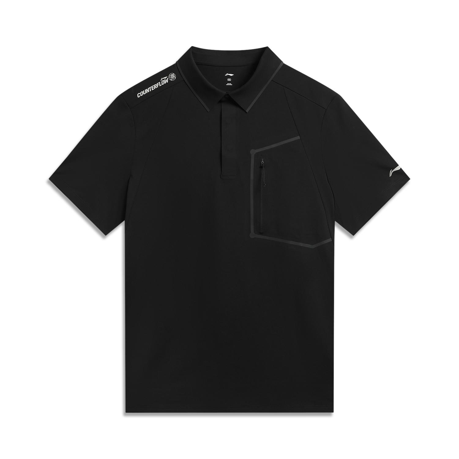 Li Ning Outdoor CF Водные виды спорта Простой Дышащий Модный Универсальный Удобный Поло Мужские топы ATSW033-1 S
