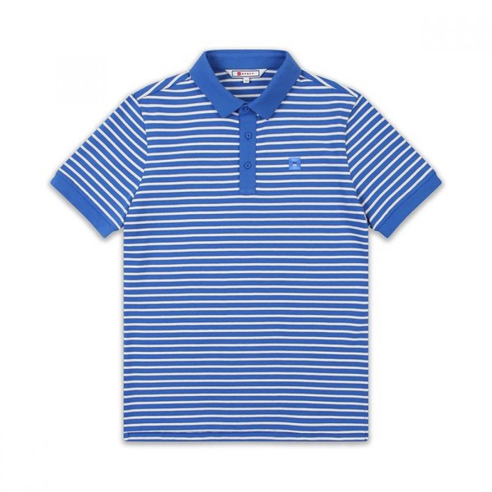 Onoff Men S STripe ShorT Sleeve T ShirT Skyblue Of9622ga SKYBLUE/48