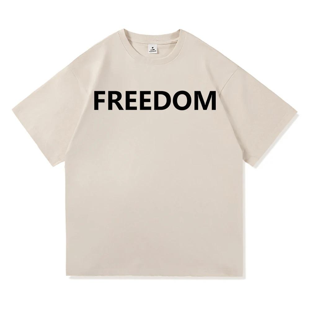 Support Kostenloser Druck T-Shirt Mode Männer/Frauen Harajuku Ästhetik Buchstaben Print T-Shirt Hohe Qualität Lässig Mode Alles