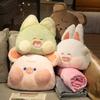 Nap Pillow Bunny Plush Pillow Hand Warmer Hand Warm Pillow Animal Plush Toy Dudu Cat Plush Doll