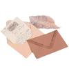 Colorful Laser-Cut Lace Triangular Invitation Card for Weddings and Birthdays