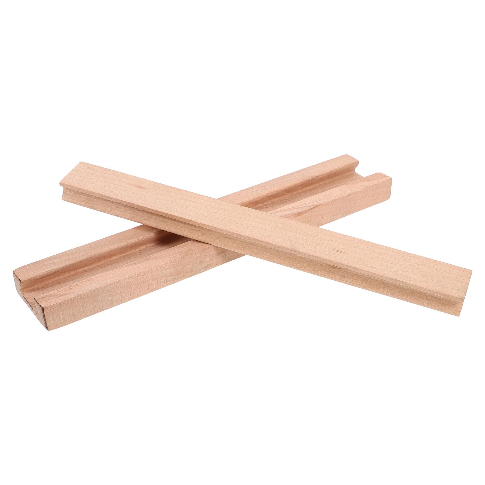 

Solid Wood Slide Rail Bottom Mount Glides Drawer Center Guide Track with Wooden Guides хакі