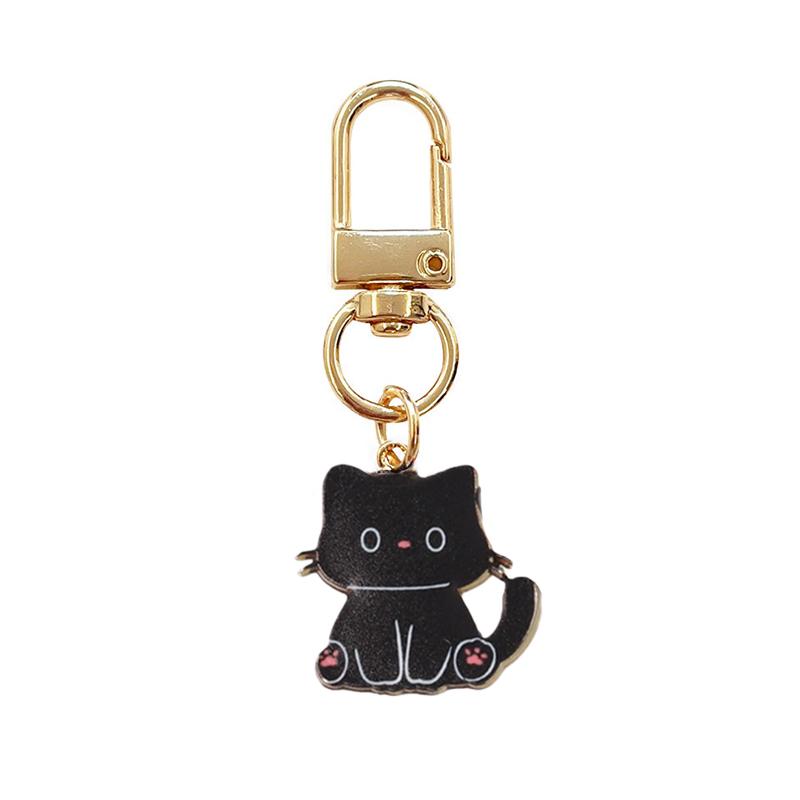 1PC Mini Key Charms Gifts Key Rings Chic Cartoon Pendant Women's Fashion Cat Keychain Cute Multiple Options Available
