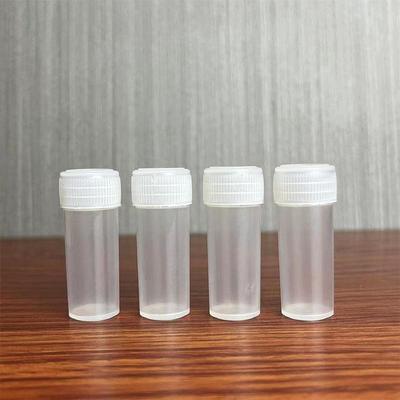 Translucent PP Plastic Bottle for 5g Powder Granules, Solid Sealed, Empty Bucket Style