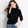 Women's Pure Wool Semi-High Neck Pullover Sweater