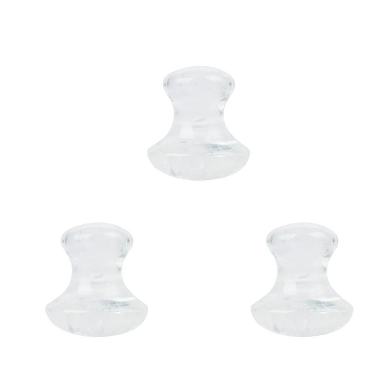 Natural Jade Mushroom Shape Quartz Gua Sha Massage Tool Crystal Guasha Stone For Spa Relaxing Meditation Scraping Massager