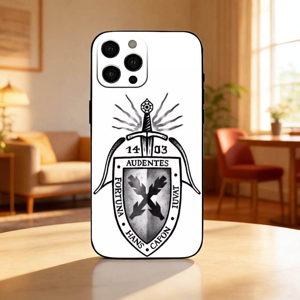 KCD K-Kingdom Come Deliverance 2 Etui na Telefon Dla iPhone17,16,15,14,13,12 Plus,Max Miękki Silikon Czarna Osłona