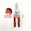 Heavy Duty 10 In 1 Function Electrical Wire Stripper Plier Cord Cutting For Safe Insulation Removal And Fatigue Control