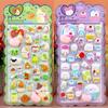 New Cartoon Animal Soft Puffy Butt 3D Stickers DIY Laptop Scrapbook Phone Case Decoration Decals Decompression Gifts