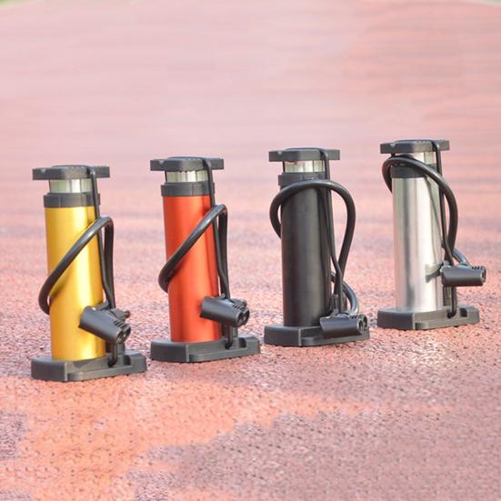 Portable 120 Psi Treadle Type Bicycle Bike Motorcycle Air Pump Family Inflator