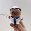 Navy Limited Edition Miffy Rabbit and Boris Bear Plush Pendant Doll - Cute Heart Gift Ornament