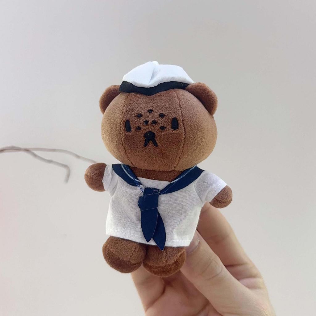 Navy Limited Edition Miffy Rabbit and Boris Bear Plush Pendant Doll - Cute Heart Gift Ornament
