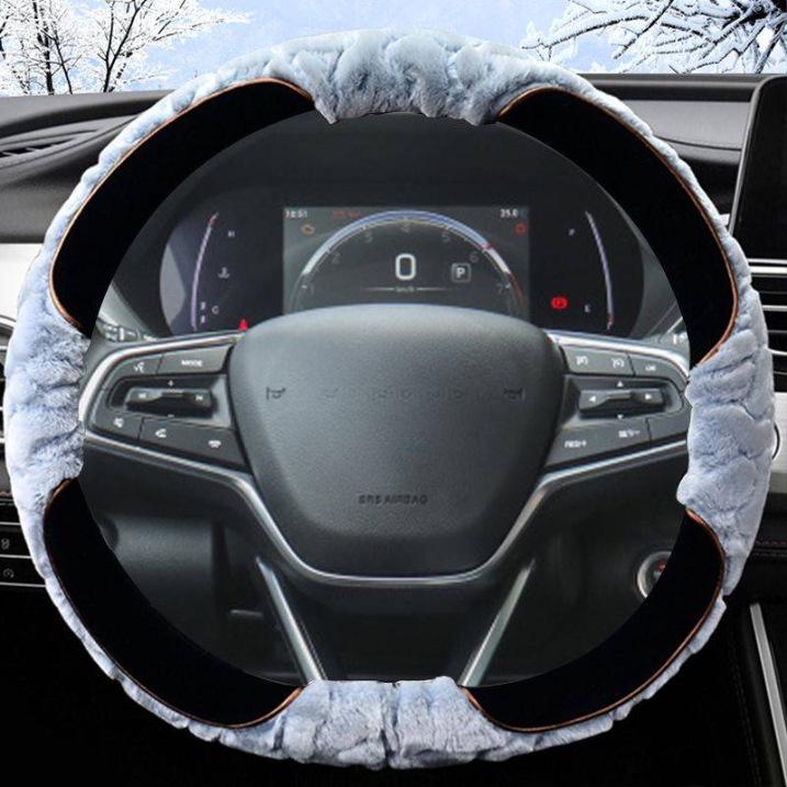 Plush Winter Steering Wheel Cover for GAC Trumpchi GS4, GS8, GS357, Yingbao, Yingku M8, M6, E8, E9