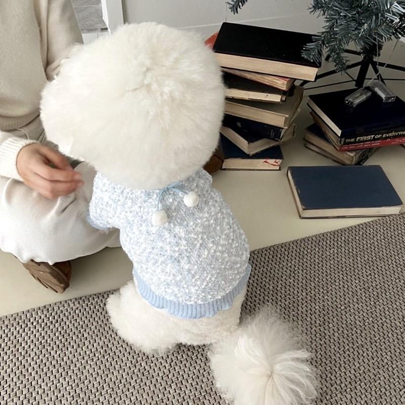Pet Sweater Autumn Dog Clothes Teddy Bichon Pomeranian Schnauzer Yorkshire Terrier Small Dog Clothing Autumn