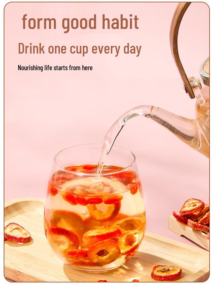 Shen Zhiwen Hawthorn Lotus Leaf Tea with Cassia Seed – Herbal Brew for Summer Wellness