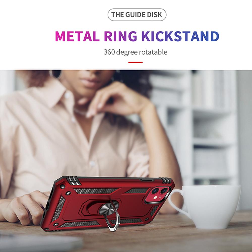 For Peatkop Huawei Honor 9X Pro 8A Prime 8S 10 Lite 20 9C 9S 20S Case Metal Ring Case Holder Armor Shockproof Kickstand Cover