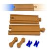 Digital Base for Plarail and BRIO, Wooden Rails, 2 Interconnectable Conversion Rails, 2 Types of Convex Joints X 2, Fosters Creative Layouts (Product