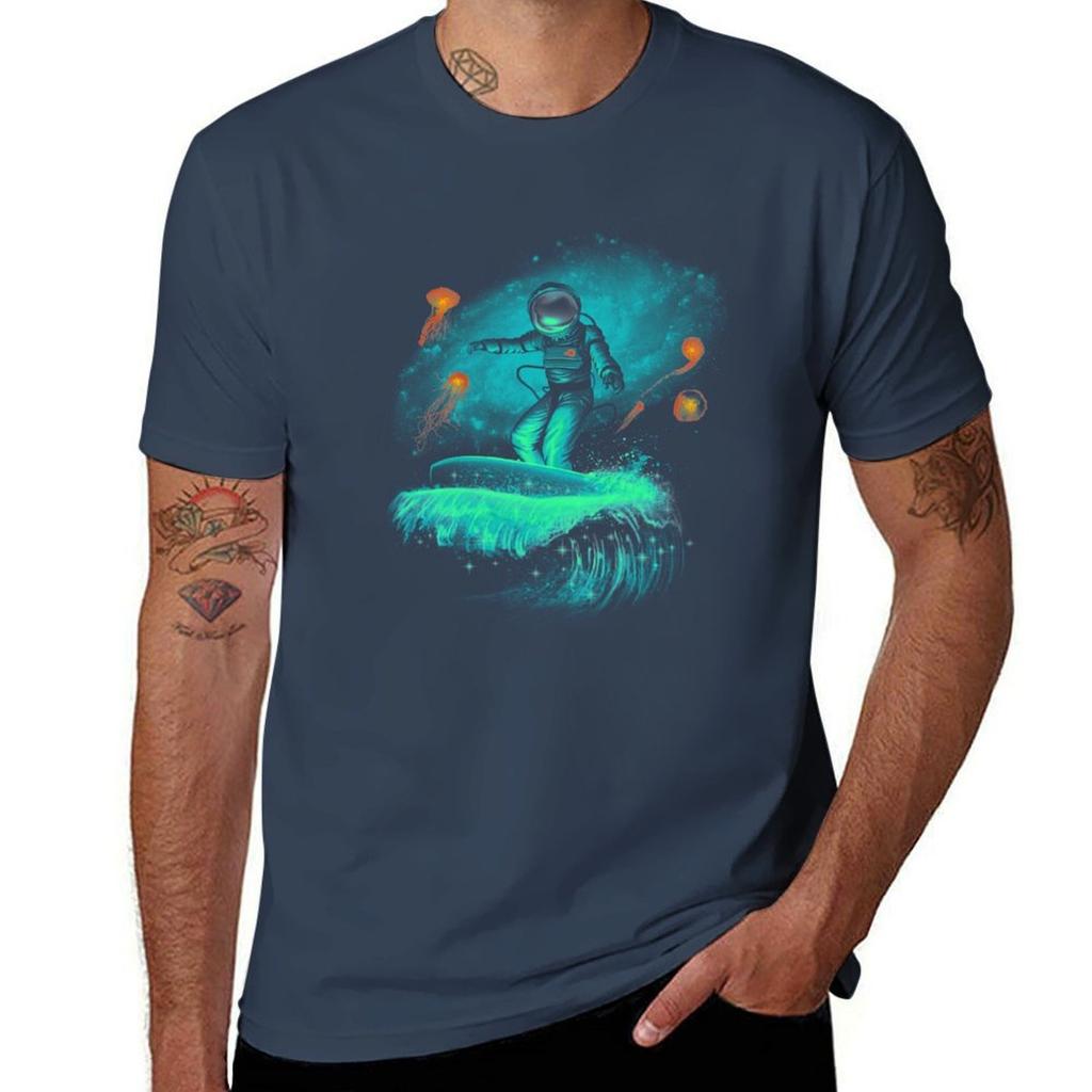 Space Surfer TShirt UV Protection Outdoor Tee Shirt