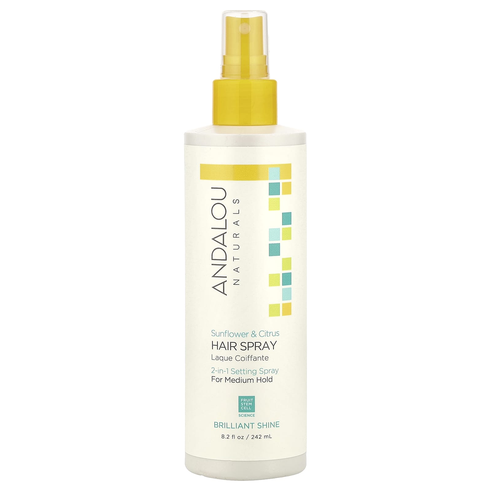 

Hair Spray, Radiant, Sunflower and Citrus, Medium Hold, 8.2 Fl Oz (242 Ml)