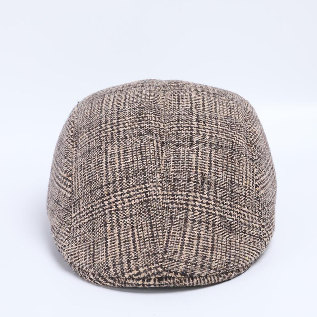 Männer Frauen Hahnentritt Retro Hüte Casul Atmungsaktive Winter Warme Komfort Baskenmütze