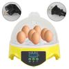 Incubator pentru Păsări Găină Rață Porumbel Păsări de Curte Incubator Temperatură Digitală Reglabilă Mini Incubator Ou Clocitor Ou Automat 16.5 * 17.5cm