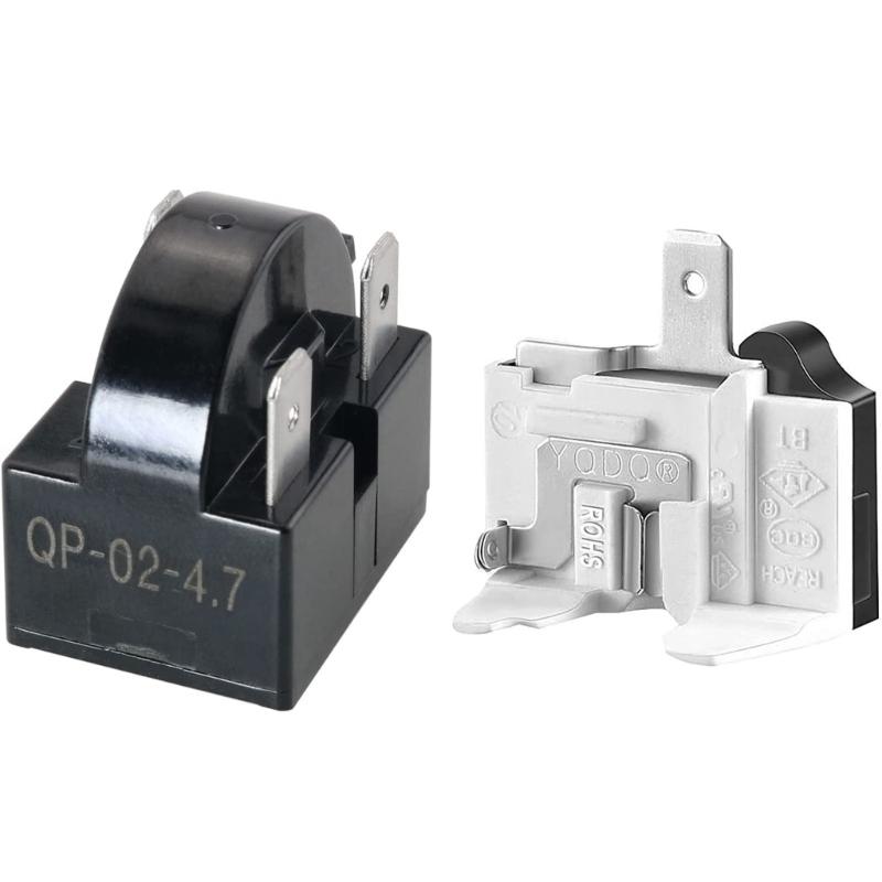 Refrigerator Compressor Overload Thermal Protector Automatic Cutoff Safety Device for Extended Equipment Lifespans