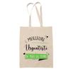 Tote Bag - PLANETEE - Best ER Doctor of All Time - Cotton - Beige - Printed In France