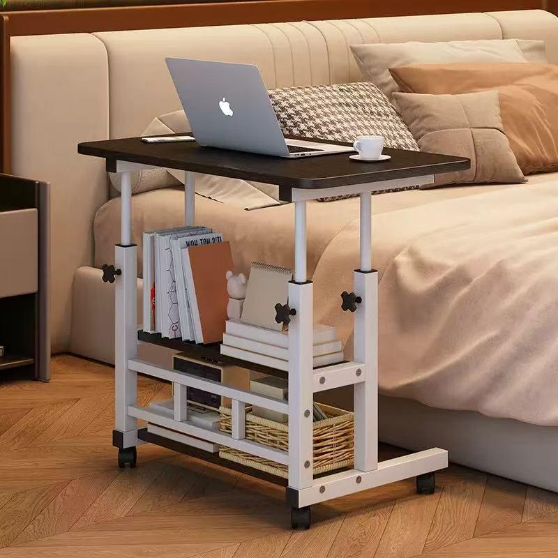 Adjustable Mobile Bedside Table - Compact Sofa Desk for Home and Office