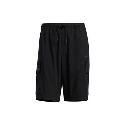 Originals Trefoil X Charr Morita Co-Branded Logo Print Gerade geschnittene, lockere Shorts Unisex-Hose Schwarz HR3466
