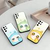 Cute E-Eggy P-Party Phone Case For Samsung S25,S24,S21,S22,S23,S30,Ultra,S20,Plus,Others Soft Black Cover