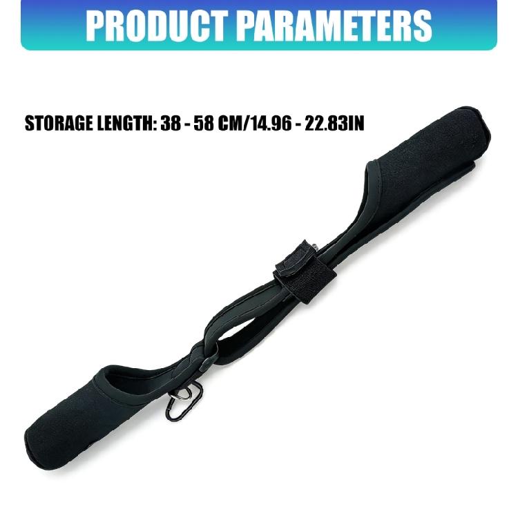 Adjustable Fishing Rod Fasteners Fishing Rod Tie Tip Cover Sleeves Poles Tie Strap For Convenient Use Fishing Accessories