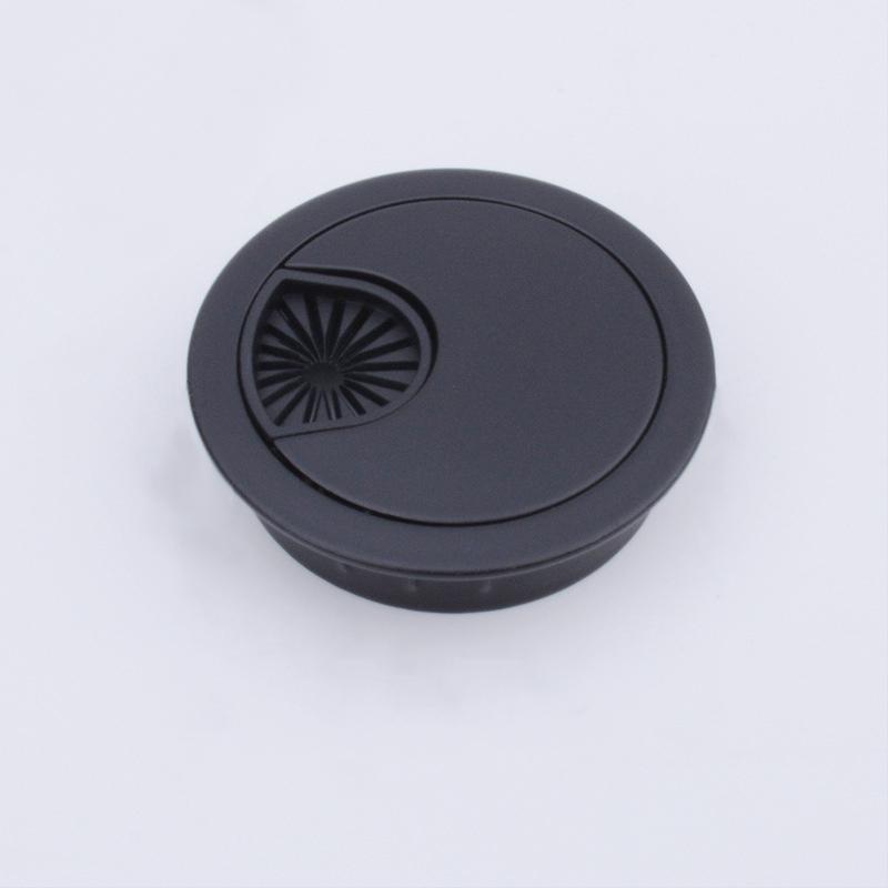 NAIERDI Lega di Zinco Copri Foro Cavo Tavolo Rotondo Porta Presa Scrivania PC Computer Passacavo Supporto Cavo 50mm/53mm/60mm/80mm