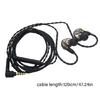 Enhanceds Sound Quality 4 Braideds Wire Cable Triple Button Mics MMCX Connectors for SE425 SE535 Headphones