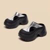 Women's Slippers Outdoor Leather Bag Head Slippers Women's Thick Bottomed Versatile Sandals Women's Casual Fashion Half Slippers