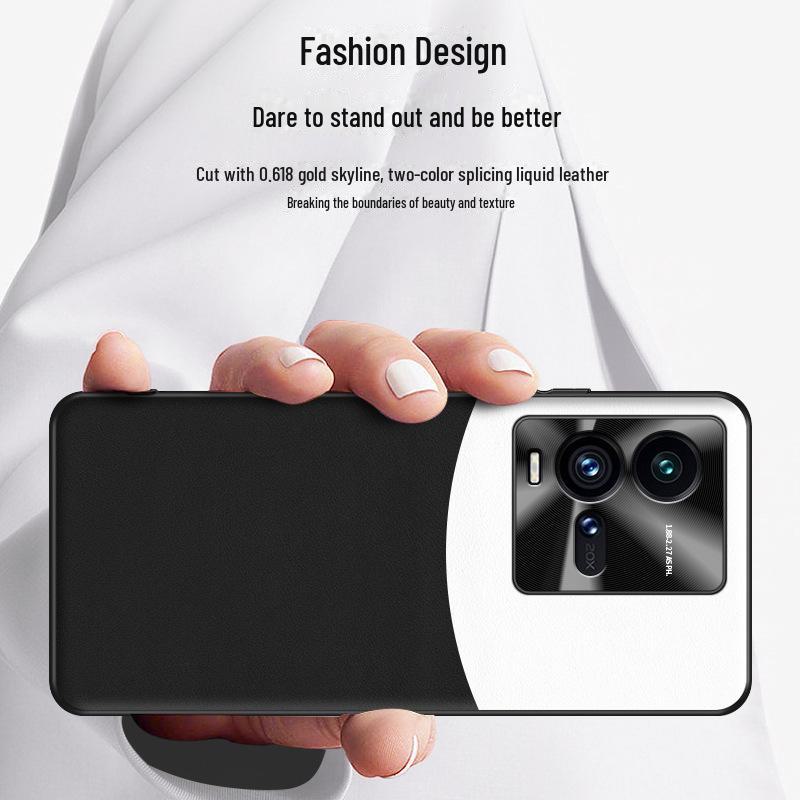 iQOO10 Liquid Leather Phone Case: Anti-Fall & Anti-Fouling Protective Cover