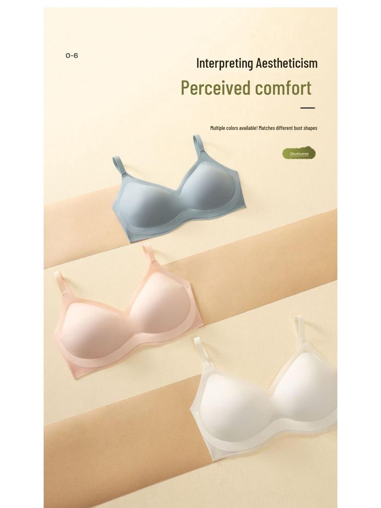 Ultra-Thin Ice Silk Seamless Women's Cooling Bra - Light, Breathable, and Beautiful Back Design