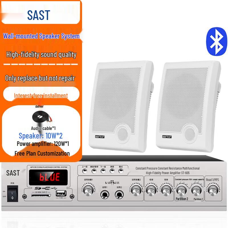 SAST ST-605 Wall-Mounted Bluetooth Audio System (CN Version)