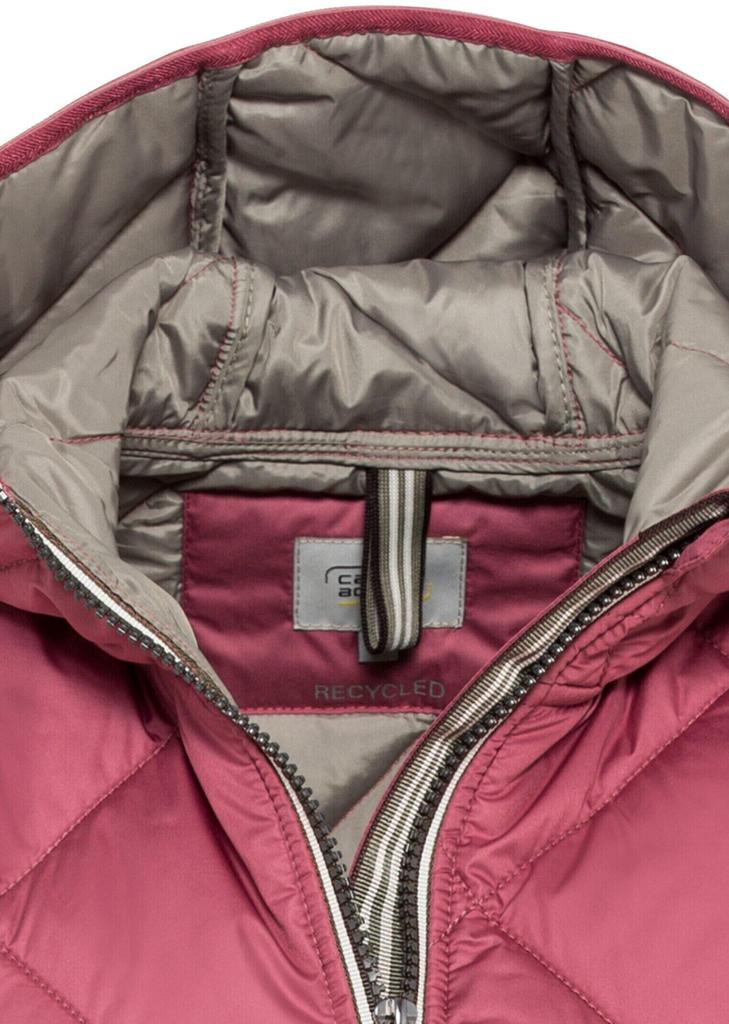 Winter Jacket Camel Active Longweste with Hood Made of Recycled Polyester (360330-2F41) (360330 2F41 56) Rosewood