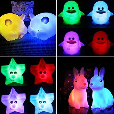Children Bedroom Cute Lamp Night LED Energy Light Saving Nightlight Home Decor
