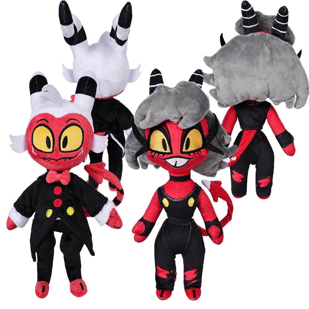 Millie Moxxie Cosplay 36CM 35CM Plush Plushies Anime Cartoon Helluva Roleplay Mascot Birthday Xmas Halloween Party Gifts Decor
