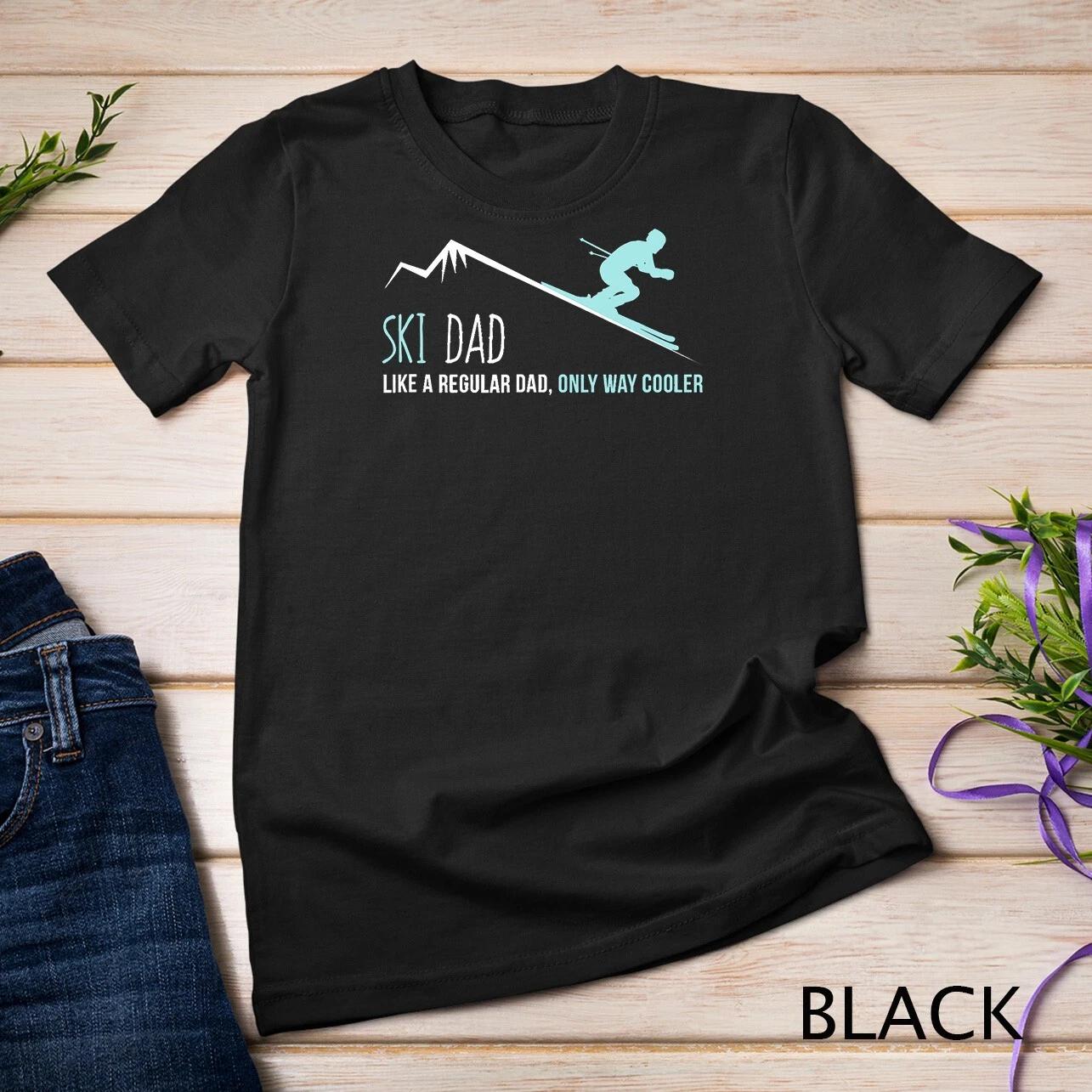 Ski Dad Funny Cute Winter Skiing Gift T-Shirt Unisex T-shirt S