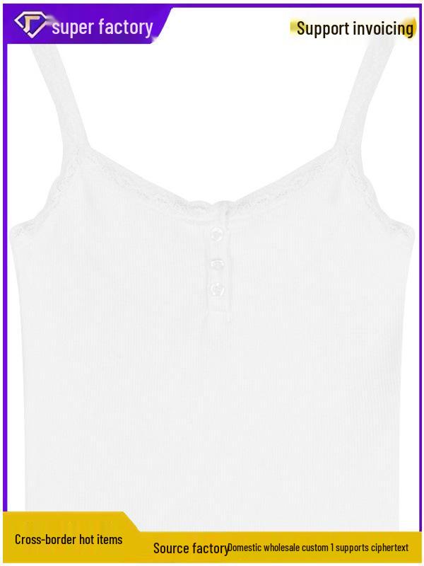 2026 Women's Sexy Lace Trim Camisole - Slimming Summer Style