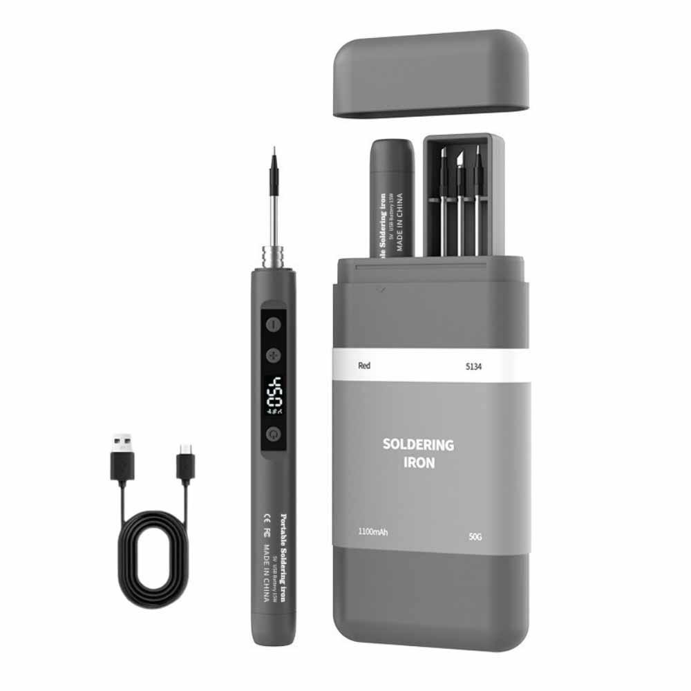 Speed Heating Electric Iron Solder Adjustable Temperature Welding Tool Kit Pen Electronics Repair
